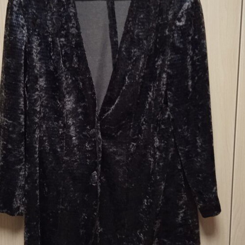 Velvet jacket, brown, women's