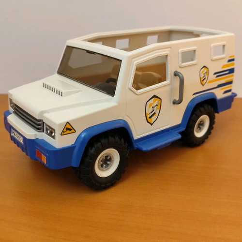 Playmobil Security Van Toy used, realistic design