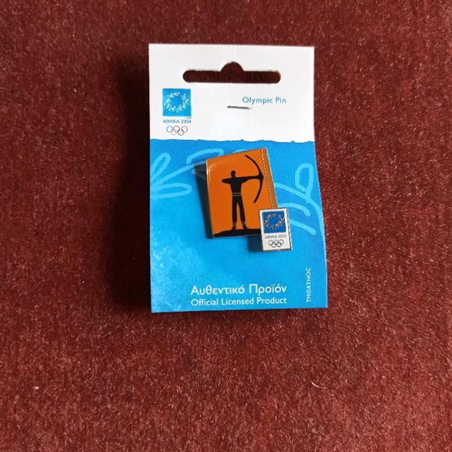 Archery Pin Athens 2004 new Olympic collectible