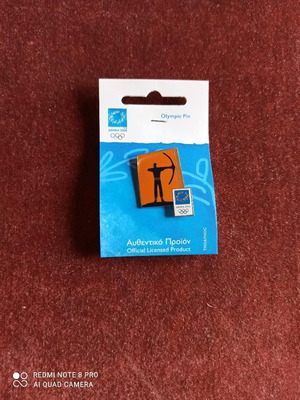 Archery Pin Athens 2004 new Olympic collectible