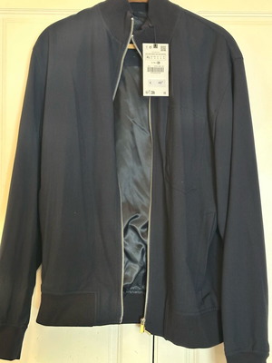 Zara bomber jacket men's, brand new, size XL, blue