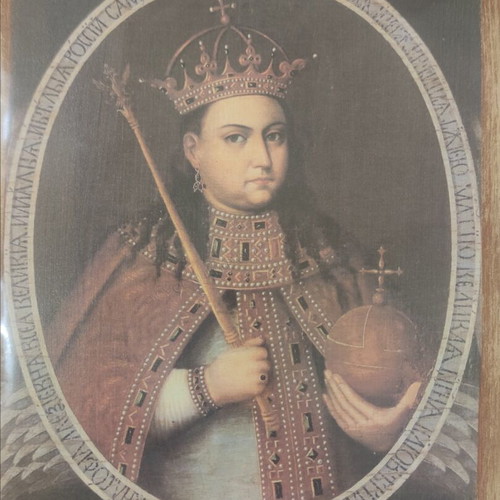 Portrait of Sofia Alexeyevna hanging, new, 22x29 cm