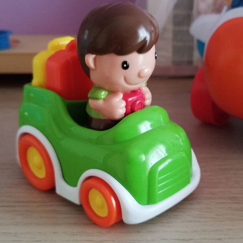 Set of toys for small children used