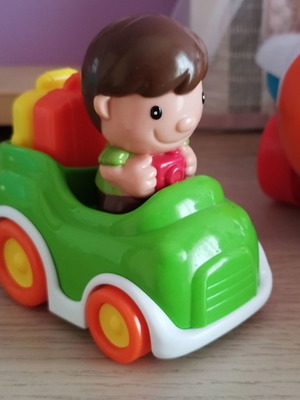 Set of toys for small children used