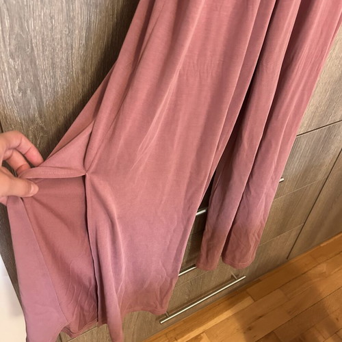 Funky Buddha jumpsuit used, cotton, sapio milo color, side slits to knee, size S
