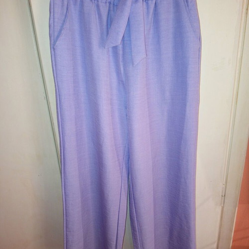 Shein summer palazzo pants like new, lilac, size M