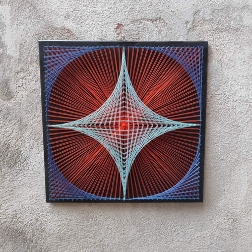 NOVA Handmade 3D String Art Wall Decor