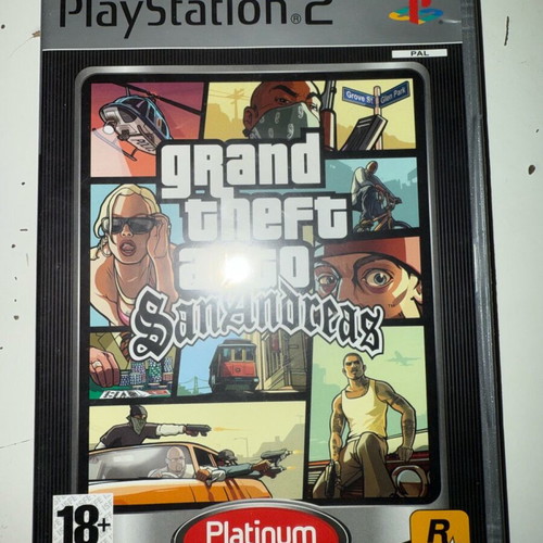 GTA San Andreas for PlayStation 2 like new with poster and booklet