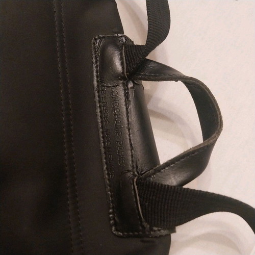 Longchamp back bag used, black