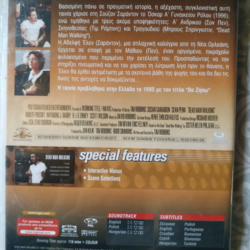Dead Man Walking DVD new, social genre, subtitles