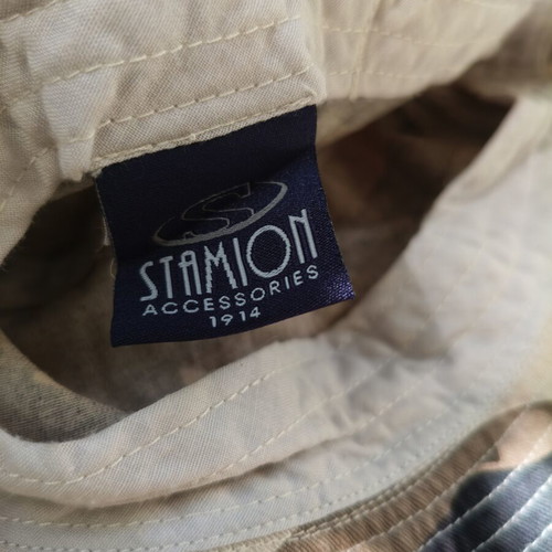 Stamion Jockey Hat Camouflage Size 56 Like New Beige Brown
