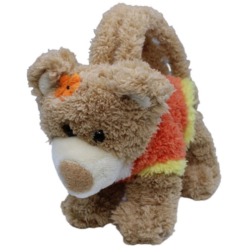 Dog-shaped bag used with a mark on the nose