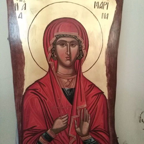 Ag Marina Handmade Icon in Like New Condition