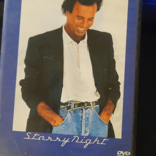 Julio Iglesias Starry Night DVD used, unscathed