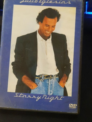Julio Iglesias Starry Night DVD used, unscathed