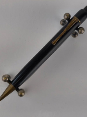 Montblanc Pix 72 DRP 569824 vintage mechanical pencil used, black resin