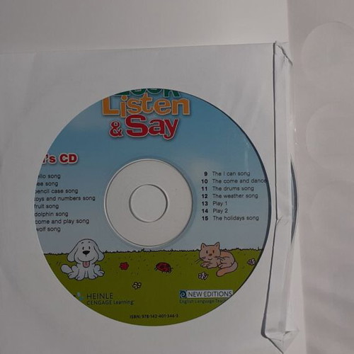 Look, Listen and Say Pre-primary Pupil's Book with CD new, English