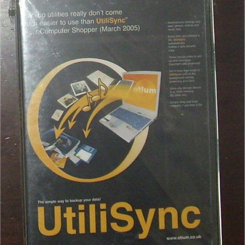 UtiliSync backup software on USB new for Win98/2000/XP