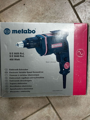 Metabo electric screwdriver new