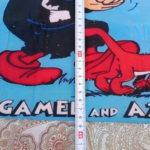 Gargamel and Azrael Pillowcase new with zipper