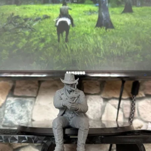 Arthur Morgan Sitting Statue new