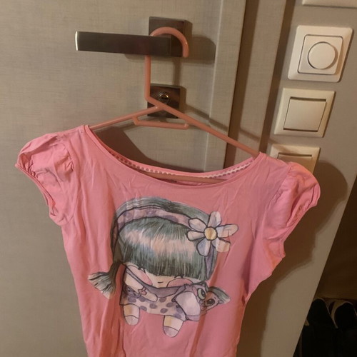 Zara cotton t-shirt pink like new, size M