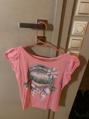 Zara cotton t-shirt pink like new, size M