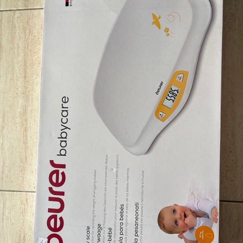 Beurer Babycare Digital Baby Scale like new, 20 kg, white with designs