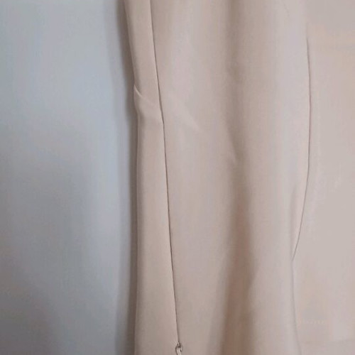 Sleeveless blouse with satin detail and side zipper, size small like new