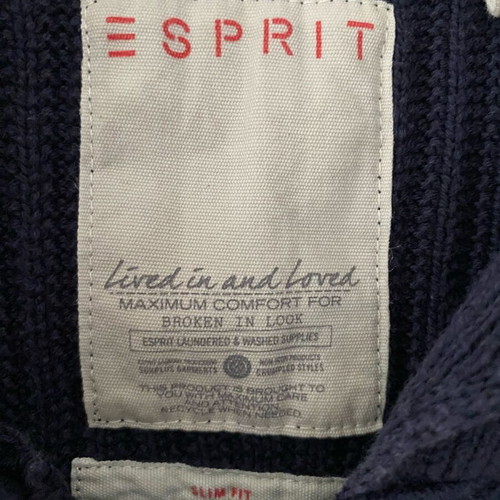 Esprit navy blue cardigan size M like new