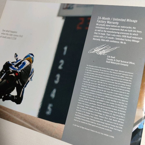 Buell 1125R 2008 catalog used, USA