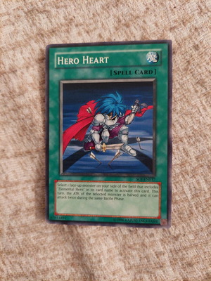 Yu-Gi-Oh Hero Heart κάρτα μεταχειρισμένη