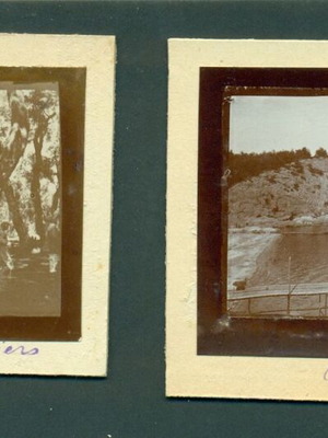 Old Corfu World War I views photos used, set of 2