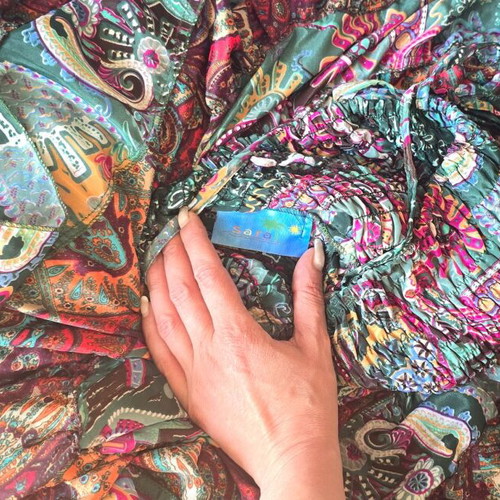 Sara colorful printed airy dress, free size