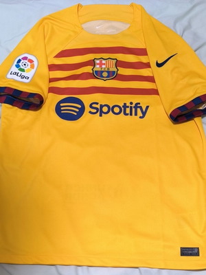 Barcelona 2023-24 Fourth Kit jersey like new, authentic fan version