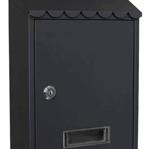 FF Group mailbox black new, medium size outdoor