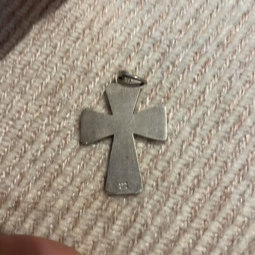 Silver cross like new