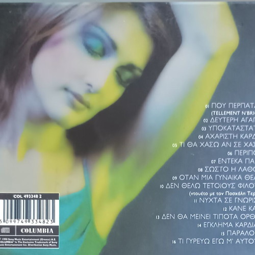 Natasa Theodoridou Defteri Agapi CD used, laiko