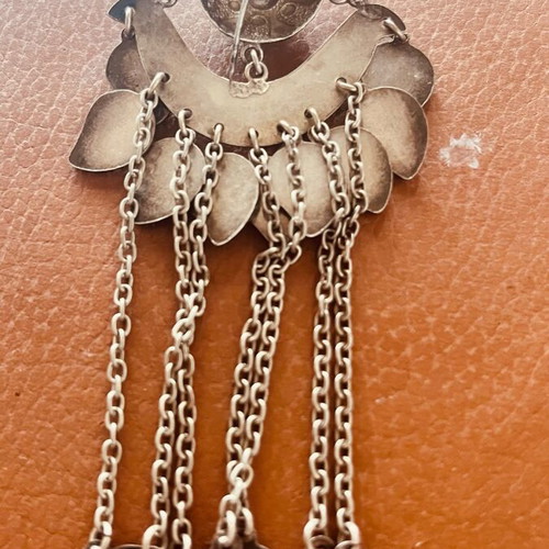 Traditional silver Caucasian antique jewelry like new