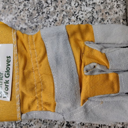 Work gloves reinforced set of 3 pieces