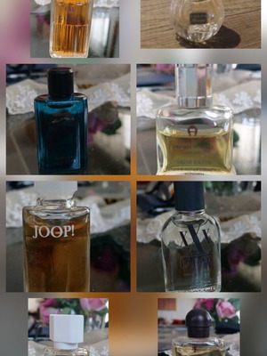 Vintage collectible mini perfumes, authentic Eau de Parfum