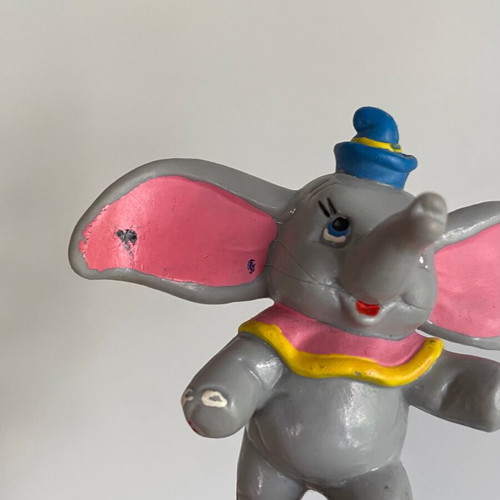 Disney Dumbo pvc figure set of 2 used, 1980s Bullyland Germany