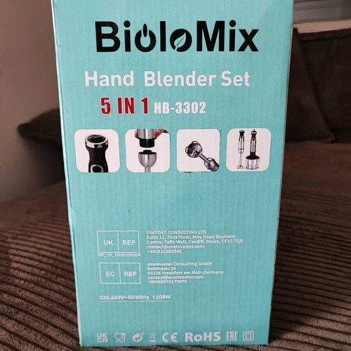 Biolomix HB-3302 Hand Blender like new