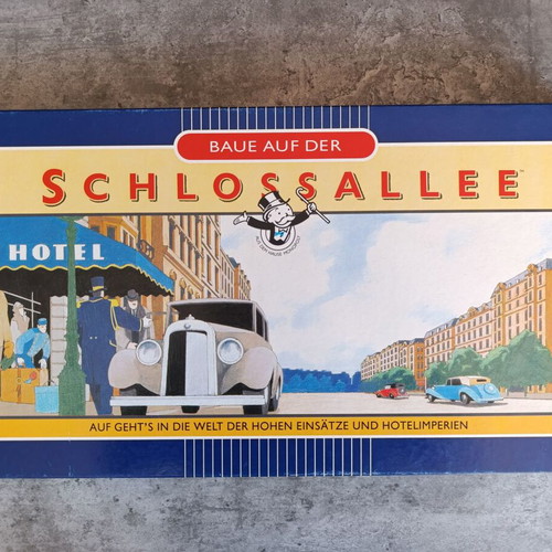 Schossallee board game used, 1985 edition, German language