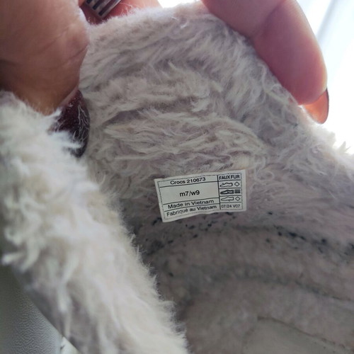Crocs Stomp Shorty Boot like new, beige, size 39-40