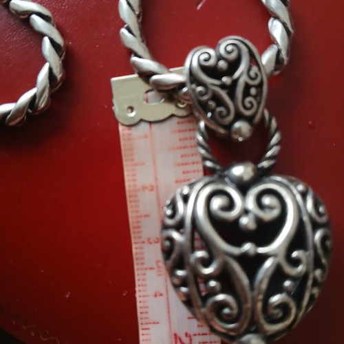 Brighton American necklace, silver plated