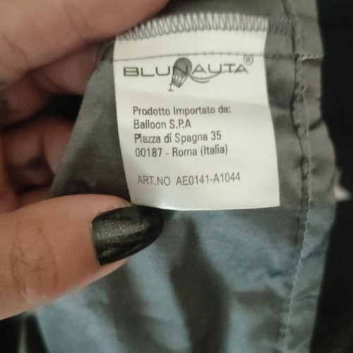 Vintage skirt 100% silk Made in Italy like new, silver