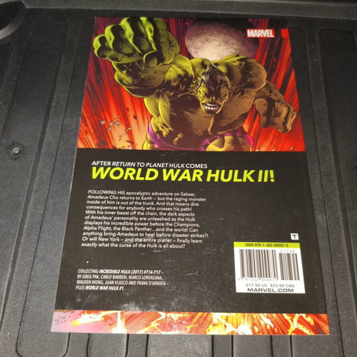 World War Hulk 2 comic used, Marvel