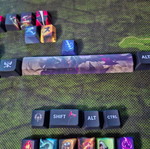 34 Darius keycaps for mechanical keyboard new