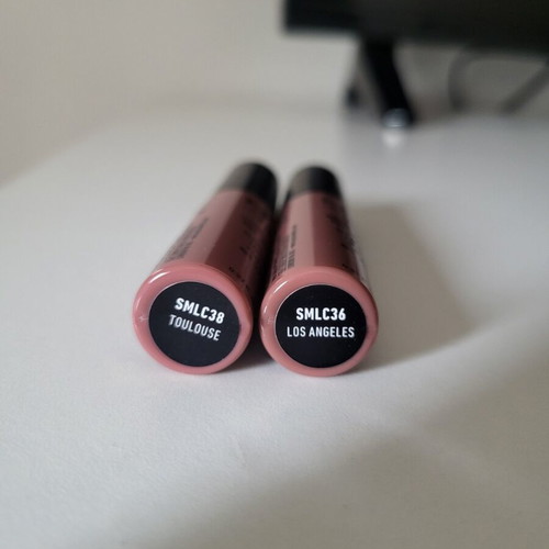 NYX Professional Makeup Soft Matte Lip Cream in 2 Shades with Silver Pouch